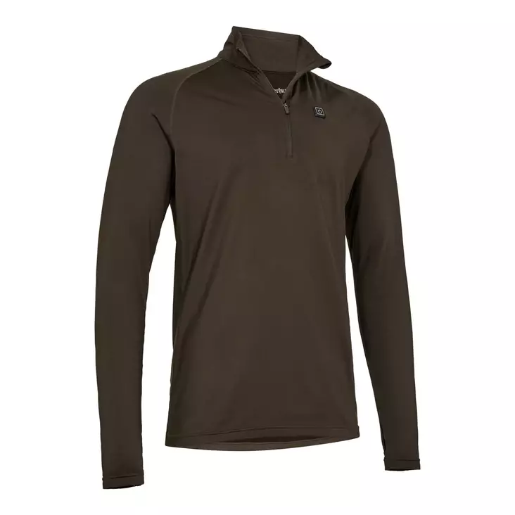 Deerhunter Heat Game ½-Zip Undershirt Wood - Under Layer Shirts - 5702827249925 - 1