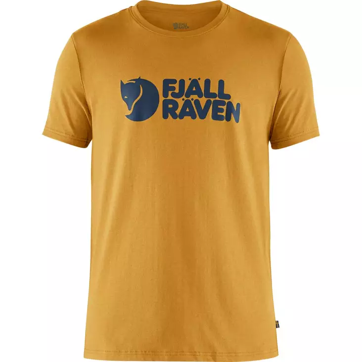Fjällräven Logo T-shirt M Ochre - Men T-Shirts - 7323450606015 - 1