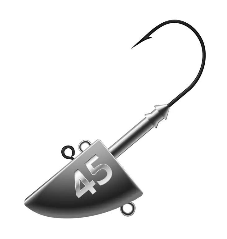 K.P Mustad Fish Head Vertical Jig Head 4 - Jig Heads - 6438239049585 - 1