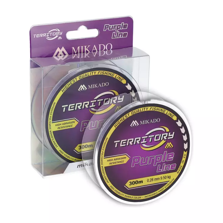 Mikado Territory Purple 300m - Monofilament - 5900637815495 - 1