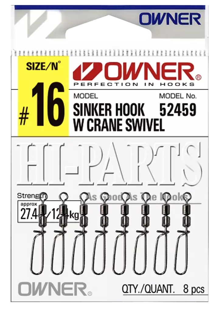 Owner Crane Swivel 52459 - Snaps and Swivels - 4953873089015 - 1