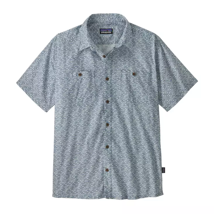 Patagonia Mens Back Step Shirt Still Blue - Shirts - 196924987845 - 1