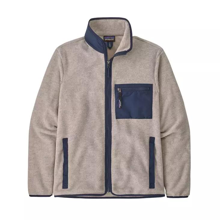 Patagonia M's Synchilla Fleece Jacket Oatmeal Heather - Shirts - 195699295315 - 1