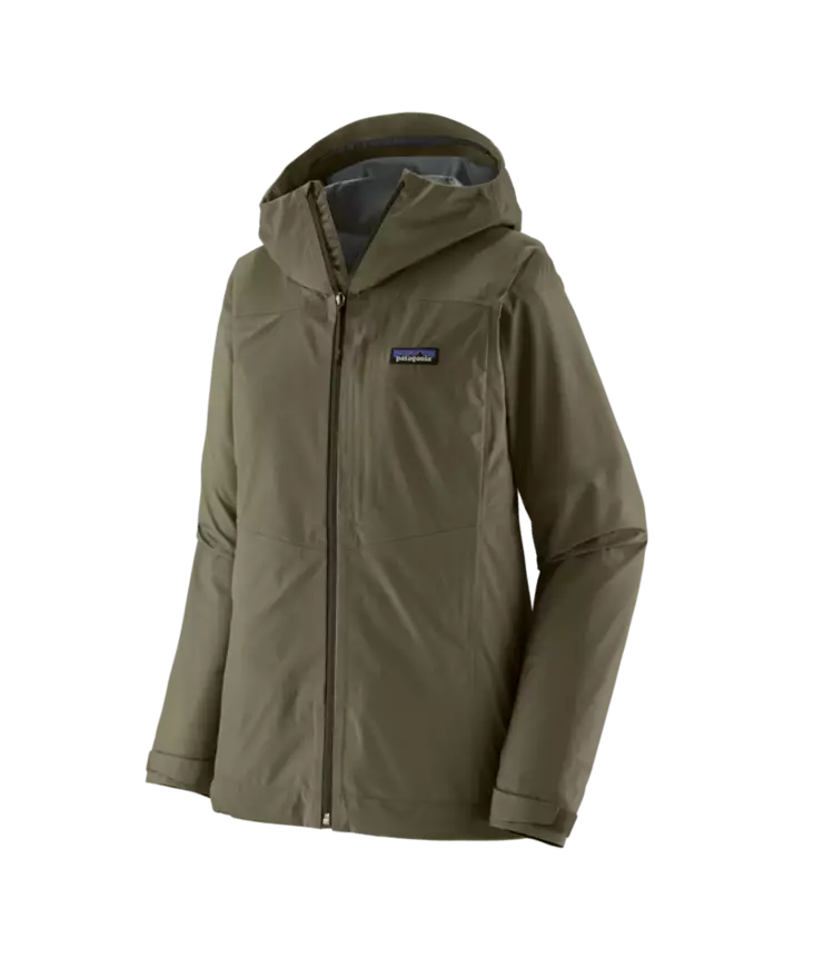 Patagonia W´s Boulder Fork Rain Jacket Basin Green - Other Jackets - 199346003865 - 1