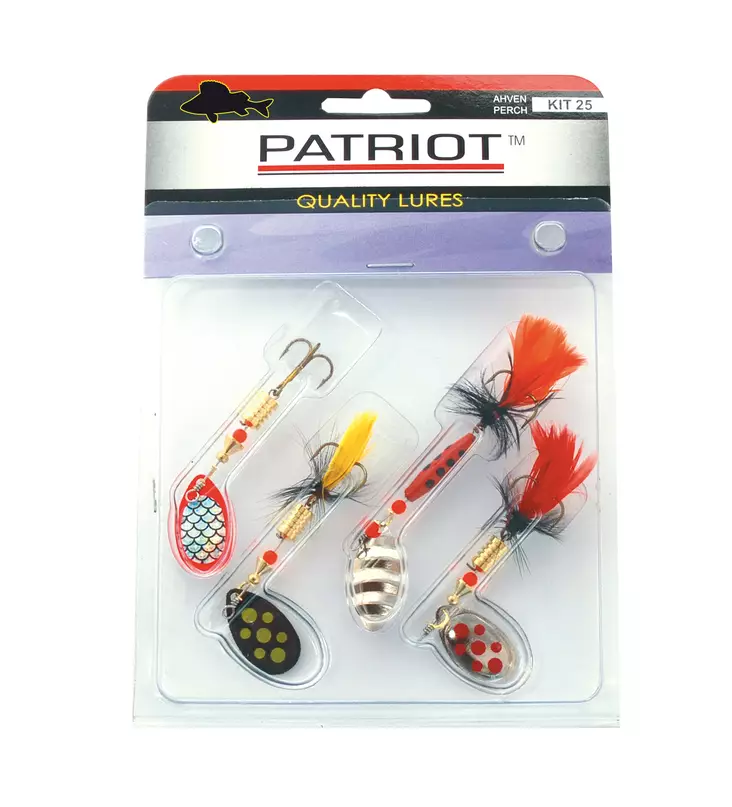 Patriot Lajitelma 4kpl Ahven - Lure Assortments - 6417512400565 - 1