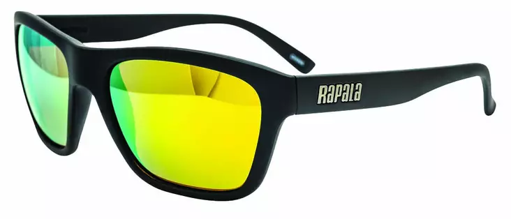 Rapala Dorado Matte Black Silver Mirror - Plastic Lenses - 022677381145 - 1