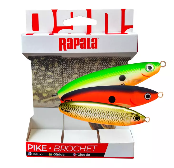 Rapala Essentials Pike Cloudy 2.0 - Lure Assortments - 022677384085 - 1