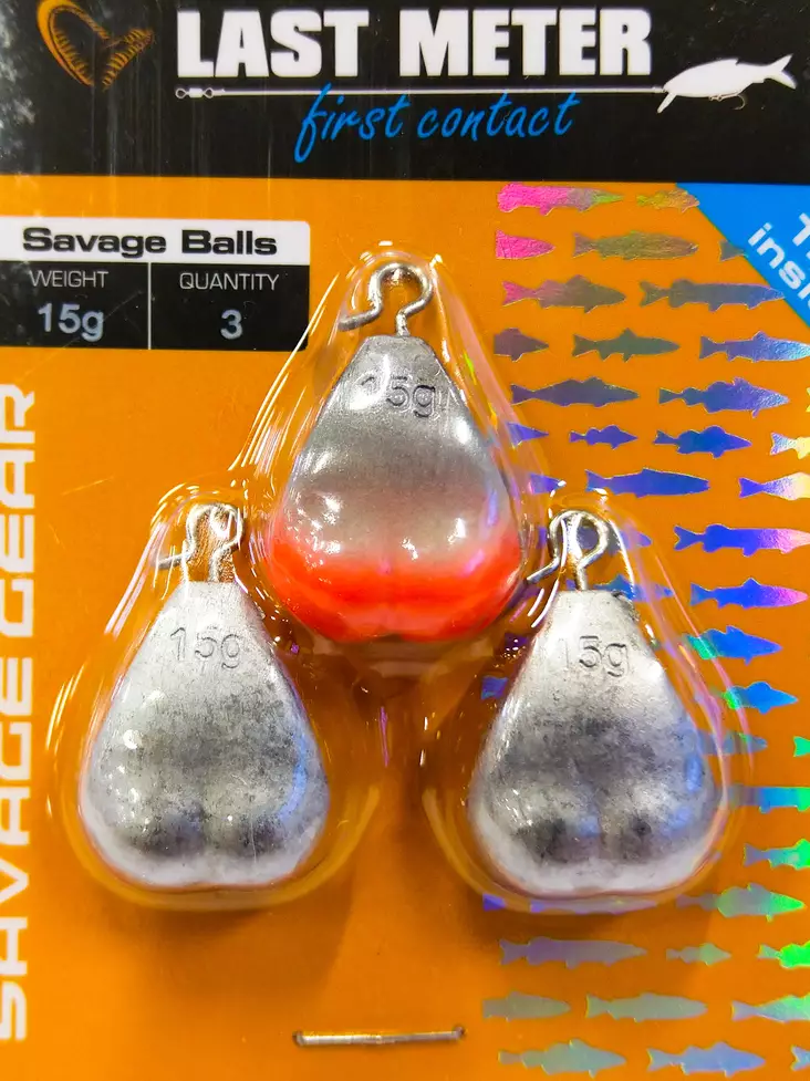 Savage Gear Balls 3pcs - Weights for spinfishing - 5706301551375 - 1