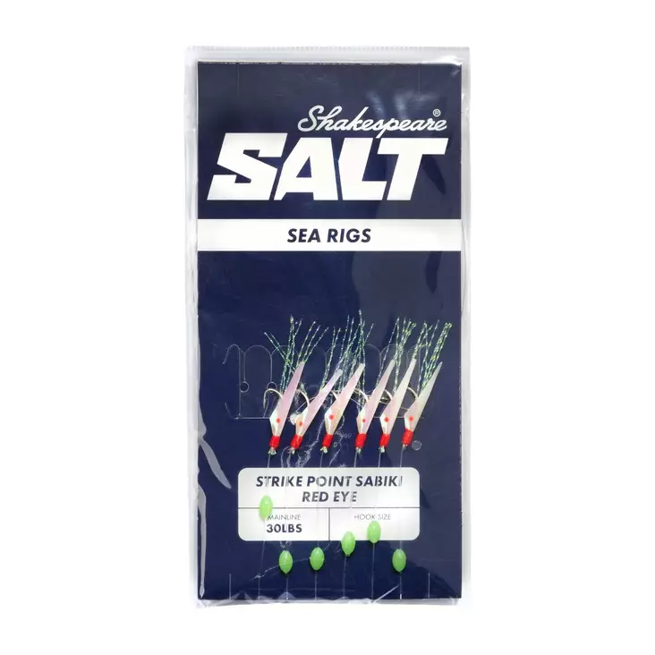 Shakespeare Strike Point Sabiki Red Eye - Sabiki & Mackerel Rigs - 043388130785 - 1