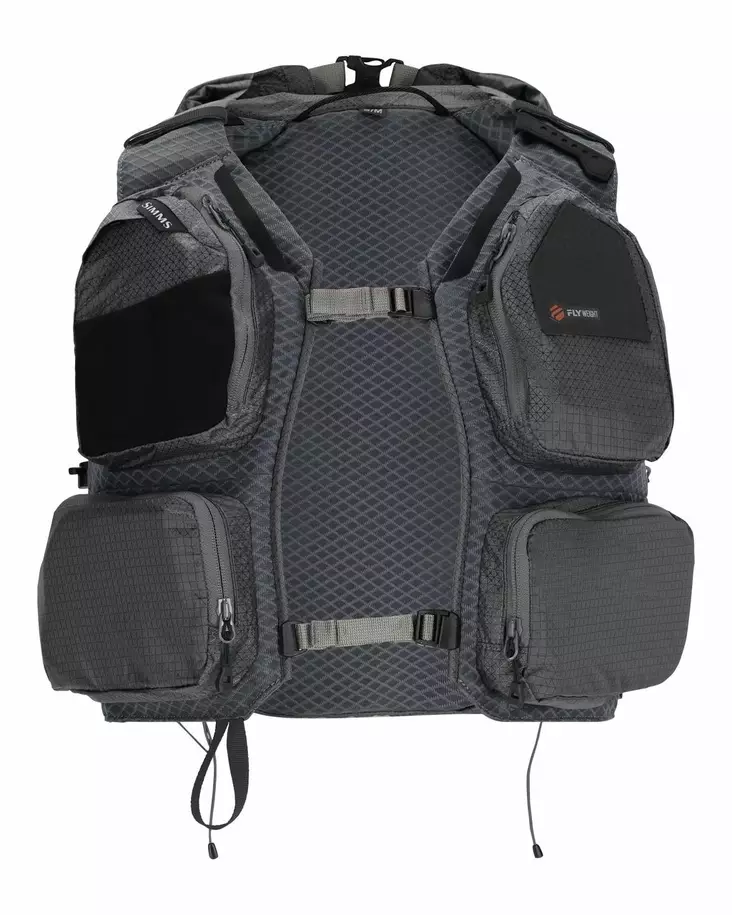 Simms Flyweight Vest Pack Smoke - Chest and Waist Bags - 694264653395 - 1