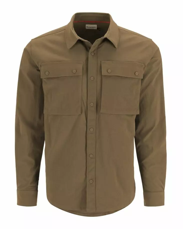 Simms Lodge Work Shirt Driftwood - Shirts - 694264661055 - 2