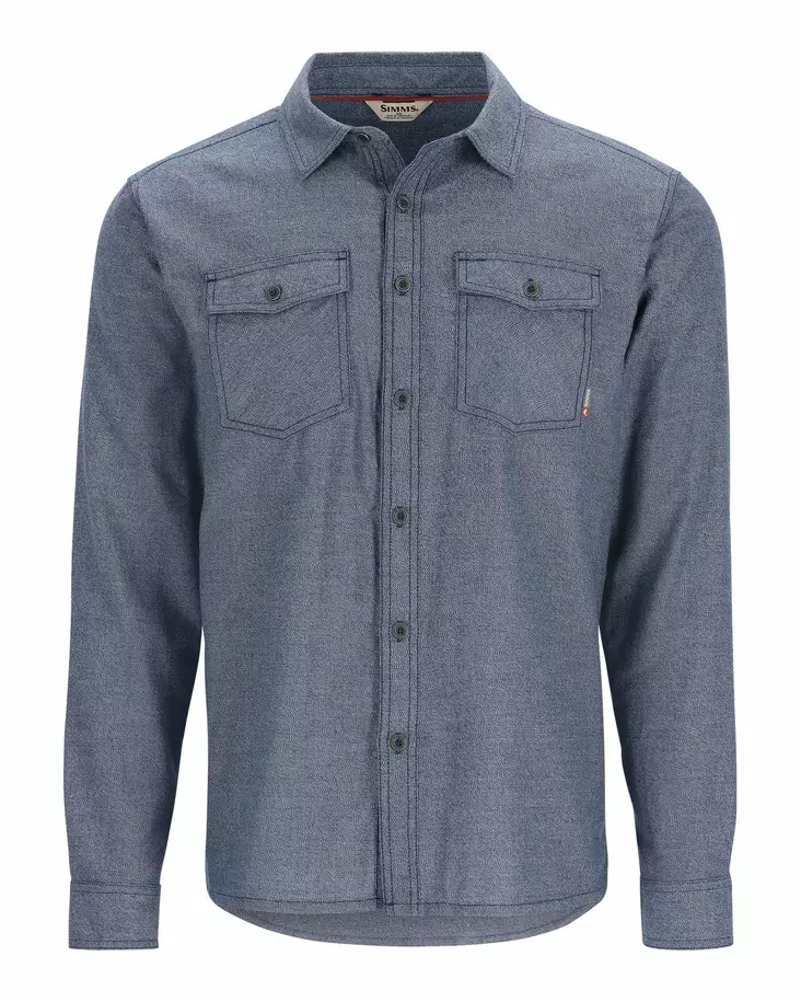Simms Shoal Flannel Shirt Midnight - Shirts - 694264627655 - 1