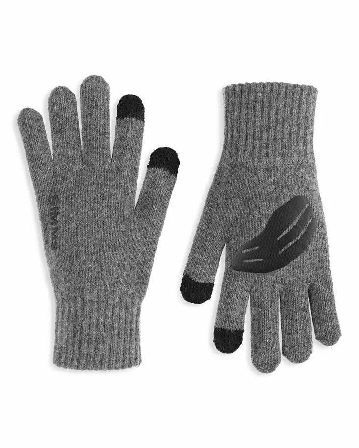 Simms Wool Full Finger Glove Steel - Gloves - 694264580905 - 1