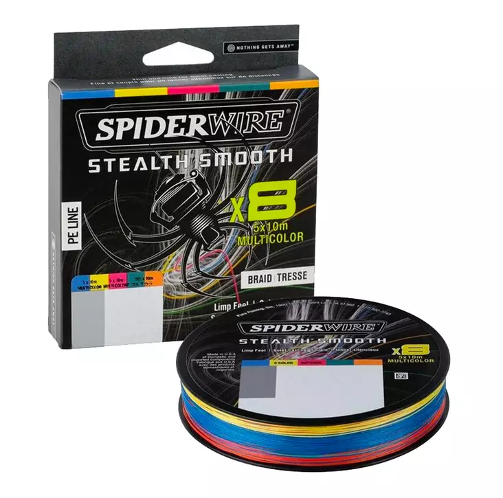 Spiderwire Stealth Smooth 8 Multicolor 300m - Braided Lines - 028632345665 - 1