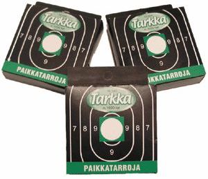 Tarkka Paikkatarra 35mm IPSC Neliö - Shooting Stickers - 6410362412405 - 1
