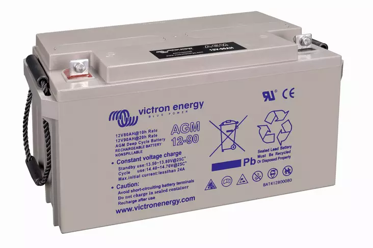 Victron AGM Deep Cycle Battery - Marine Batteries - BAT412800085 - 1