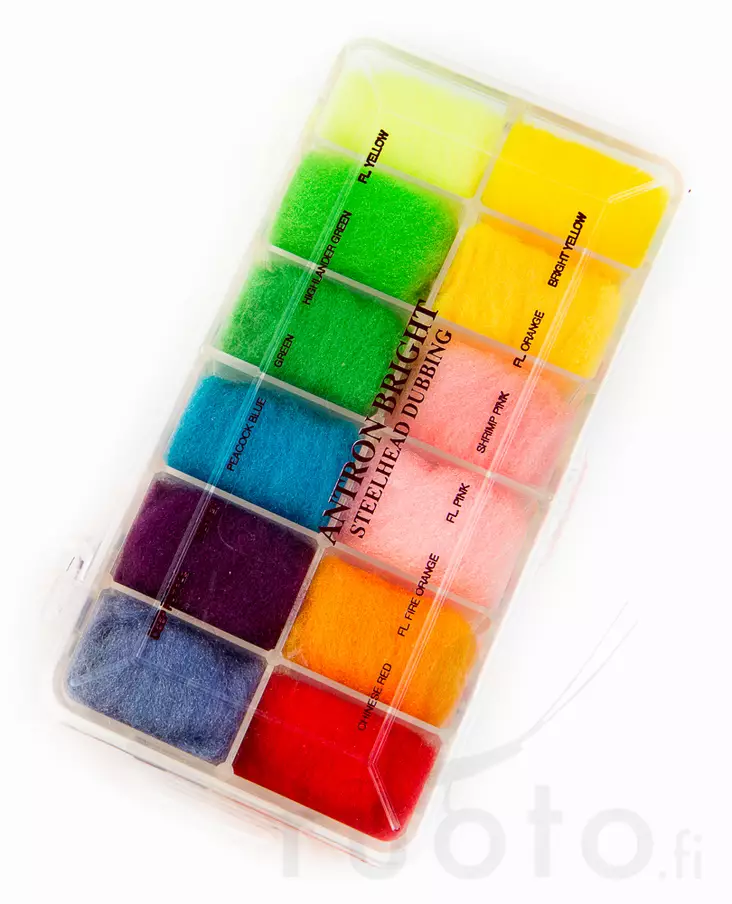 Wapsi Dispencer Antron Bright Steelhead - Dubbing Dispencers - 053526352115 - 1