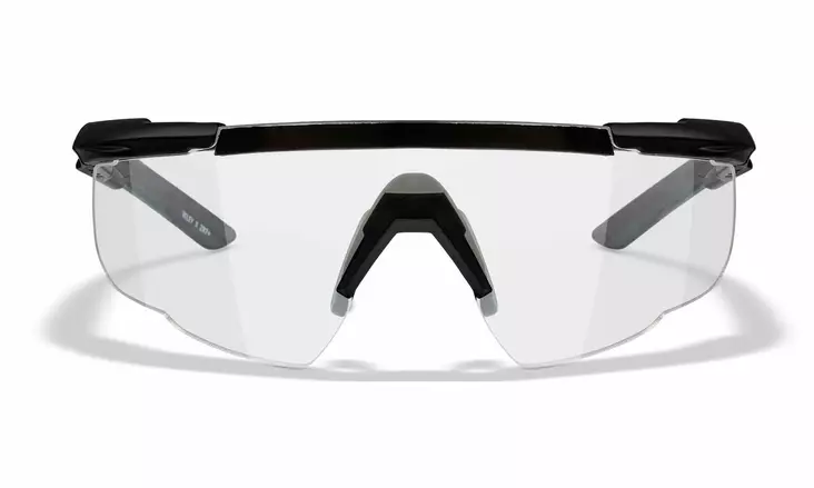 WileyX Saber Adv. Grey - M. Black - Shooting Glasses - 712316003025 - 1