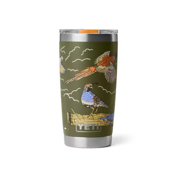 Yeti Rambler 20oz Tumbler Upland Bird Olive - Insulated Bottles and Mugs - 888830712375 - 1