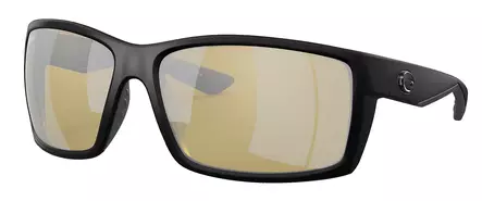Costa Reefton Black, Grey Mirror 580P - Plastic Lenses - 097963666756 - 1
