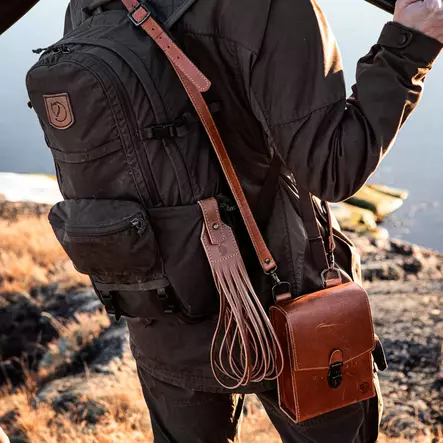 Fjällräven Game Strap Leather Cognac - Classic Gun Straps - 7323450151126 - 2