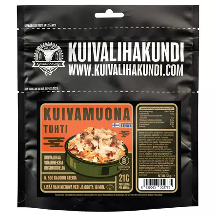 Kuivalihakundi Kuivamuona Tuhti 125g - Outdoor Meals - 6430063302386 - 3