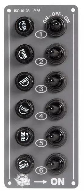Osculati Katkaisinpaneeli 6-kytkintä - Other Boat Accessories - 8033137002076 - 1