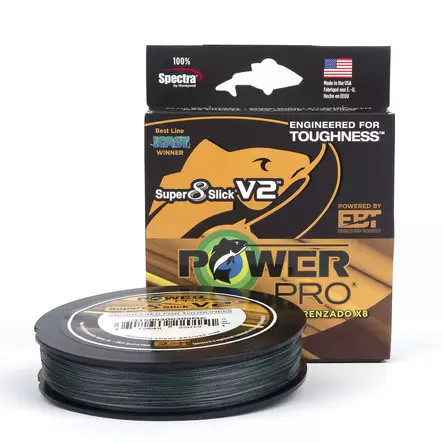 Power Pro Super 8 Slick V2 Moss Green - Braided Lines - 0712649219636 - 1