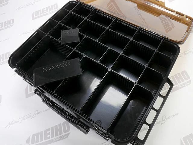 Boîte De Rangement Meiho Versus VS 3080 – Grand Coffre En Polycarbonate, Compartiment Personnalisable, 48 X 35,6 X 18,6 Cm