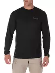 5.11 Triblend Legacy L/S Tee Black Htr - Tactical Shirts - 888579358346 - 1