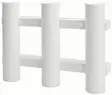 Berkley Tri-Tube Rod Rack White - Rod Holders - 028632028896 - 1