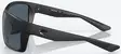 Costa Reefton Black, Grey Mirror 580P - Plastic Lenses - 097963666756 - 3