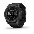 Garmin Fenix 7X Sapphire Solar Carbon Grey DLC Titanium with Black Band - GPS Devices and Wearables - 0753759278236 - 1