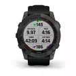 Garmin Fenix 7X Sapphire Solar Carbon Grey DLC Titanium with Black Band - GPS Devices and Wearables - 0753759278236 - 9