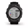 Garmin Fenix 7X Sapphire Solar Carbon Grey DLC Titanium with Black Band - GPS Devices and Wearables - 0753759278236 - 8