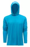 Grundens Tough Sun Hoodie Azure - Shirts - 0840316306836 - 1