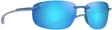 Maui Jim Hookipa Ultra - Metal Matte Blue Frame with Blue Hawaii Lens - Plastic Lenses - 603429081416 - 1