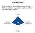 Maui Jim Keha Matte Black - HT Lens - Plastic Lenses - MM663-026 - 4