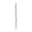 Mikado Jaws Fourfold Swivels Salt Water 35kg - Heavy Duty & Ball Bearing Swivels - 5900637162506 - 1
