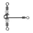 Mikado Roller Swivel Triple with T-Beads - Swivels & Quick Change Links - 5900637148456 - 2