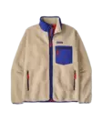 Patagonia M´s Classic Retro-X Jacket Dark Natural w/Cobalt Blue - Fleece Shirts - 199346037136 - 1