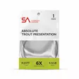 Scientific Anglers Absolute Trout Presentation Leader 11' - Nylon Leaders - 840309134026 - 2