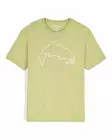 Simms Trout Outline T-Shirt Tent Green - Men T-Shirts - 694264694466 - 1