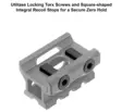 UTG Super Slim Picatinny Riser Mount 3-slot - Picatinny and Weaver - 4717385552036 - 6