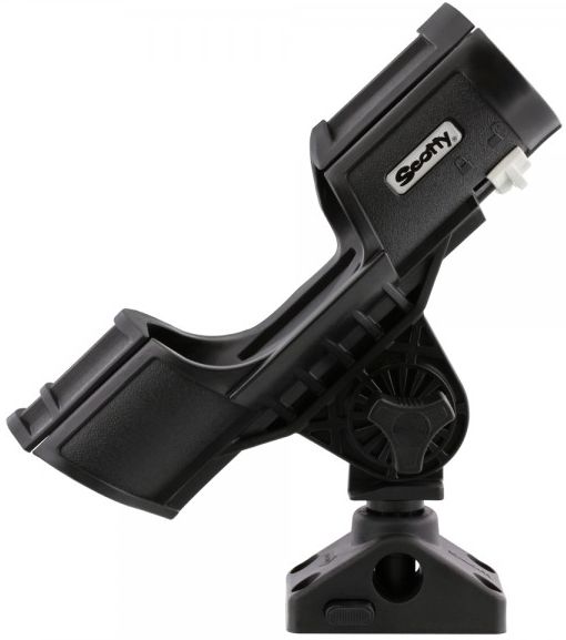 scotty fly fishing rod holder 265 w/ 241 Side/Deck Mount Also compatible with the Scotty Triple Mount System Scotty Fly Rod Holder |