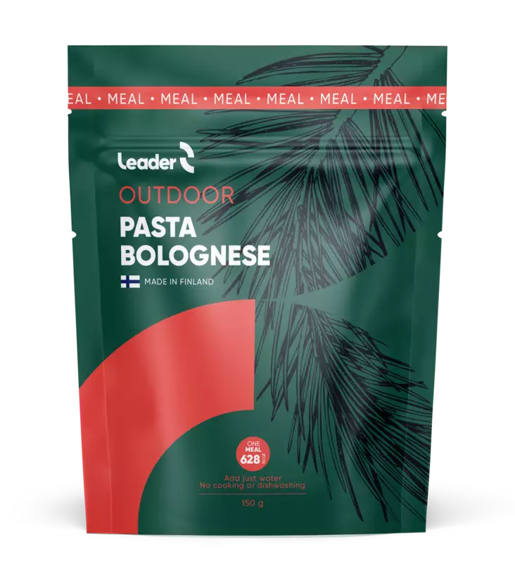 Leader Outdoor Pasta Bolognese 150g - Outdoor Meals - 6430080443406 - 1