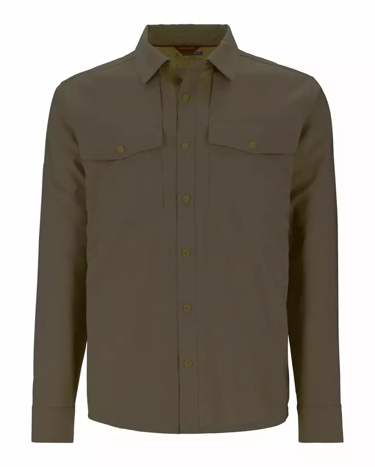 Simms No-See-Um Bugstopper Shirt Loden Heather - Shirts - 694264668566 - 2
