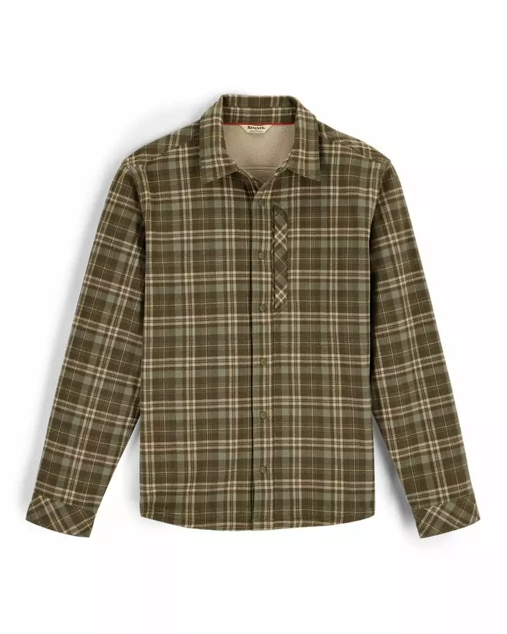 Simms Coldweather Shacket Schooner Plaid: Loden - Other Jackets - 694264695586 - 2