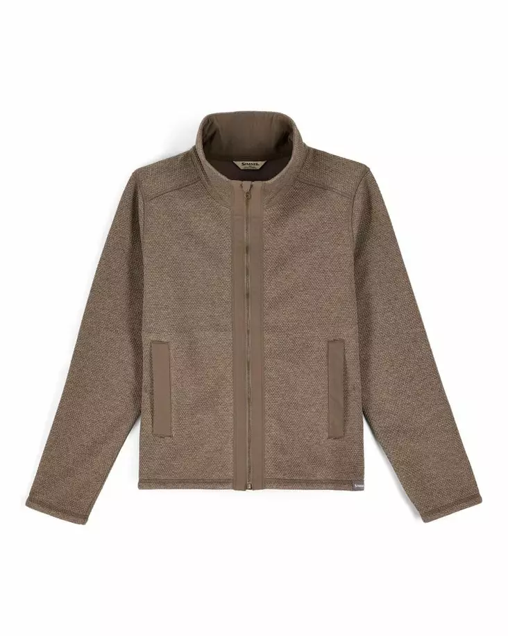 Simms Women's Harbor Fleece Sturgeon Heather - Fleece Shirts - 694264701256 - 2