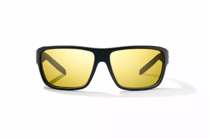 Bajio Rigolets Black Matte Yellow Mirror Glass - Glass Lenses - 840290928536 - 2